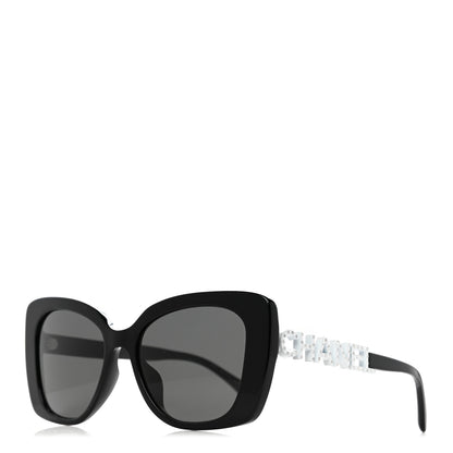 Chanel Acetate Strass Square Sunglasses 5422-B-A Black White 1 of 6