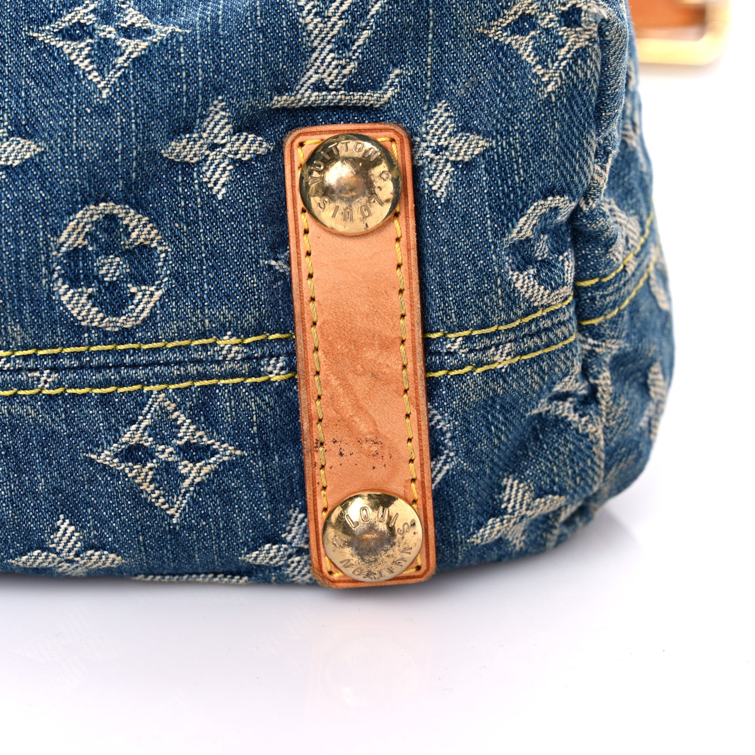 Louis Vuitton Denim Baggy GM Blue 15 of 23