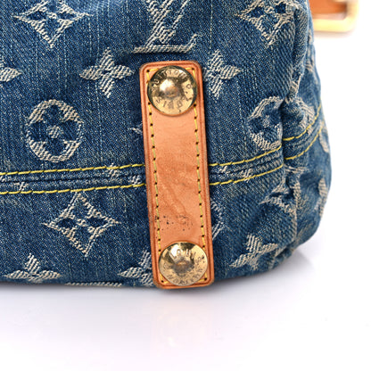 Louis Vuitton Denim Baggy GM Blue 15 of 23