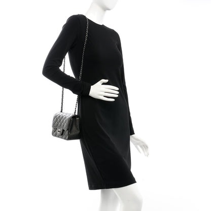 Chanel Caviar Quilted Mini Square Flap Dark Charcoal 2 of 8