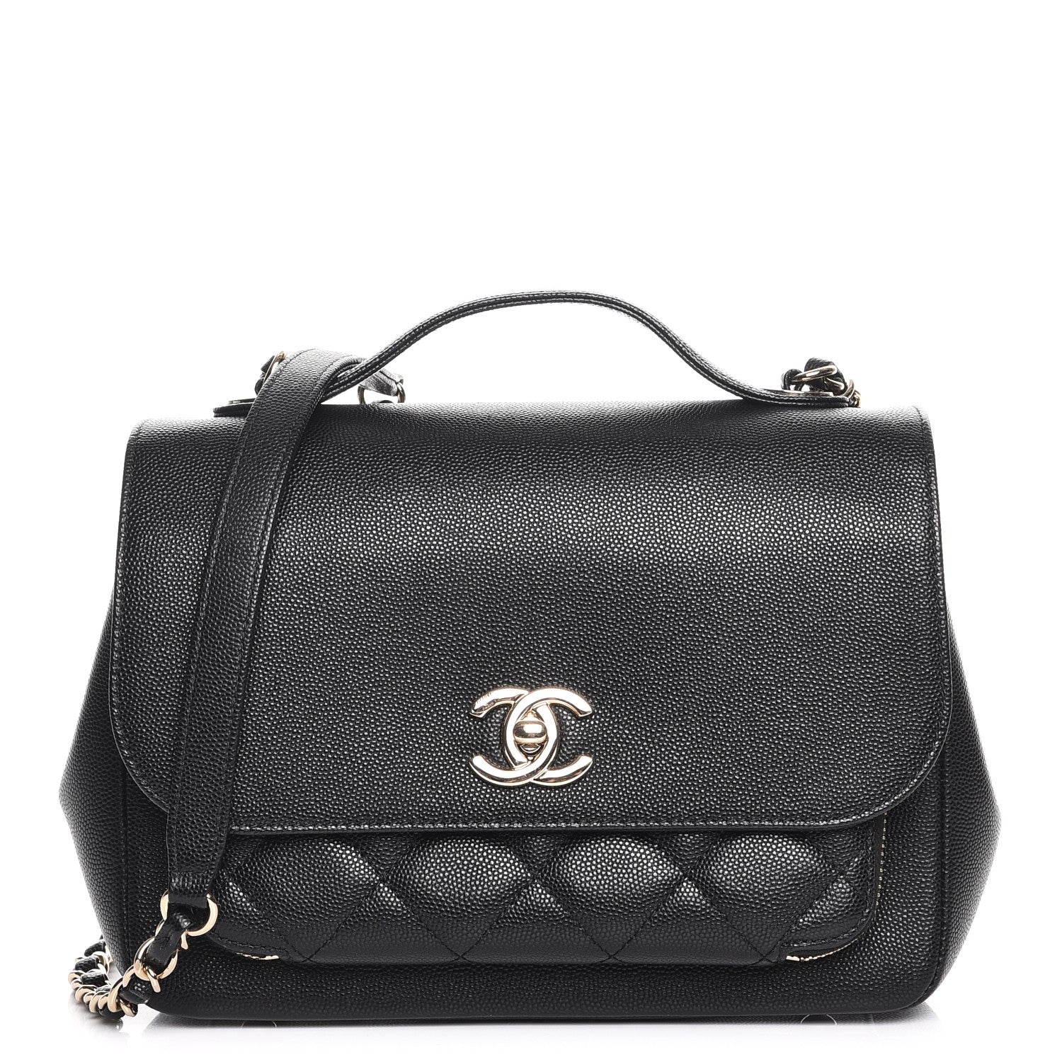 Chanel Caviar Quilted Small Business Affinity Flap Black 1 of 8