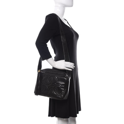Chanel Lambskin CC Tassel Shoulder Bag Black 2 of 15