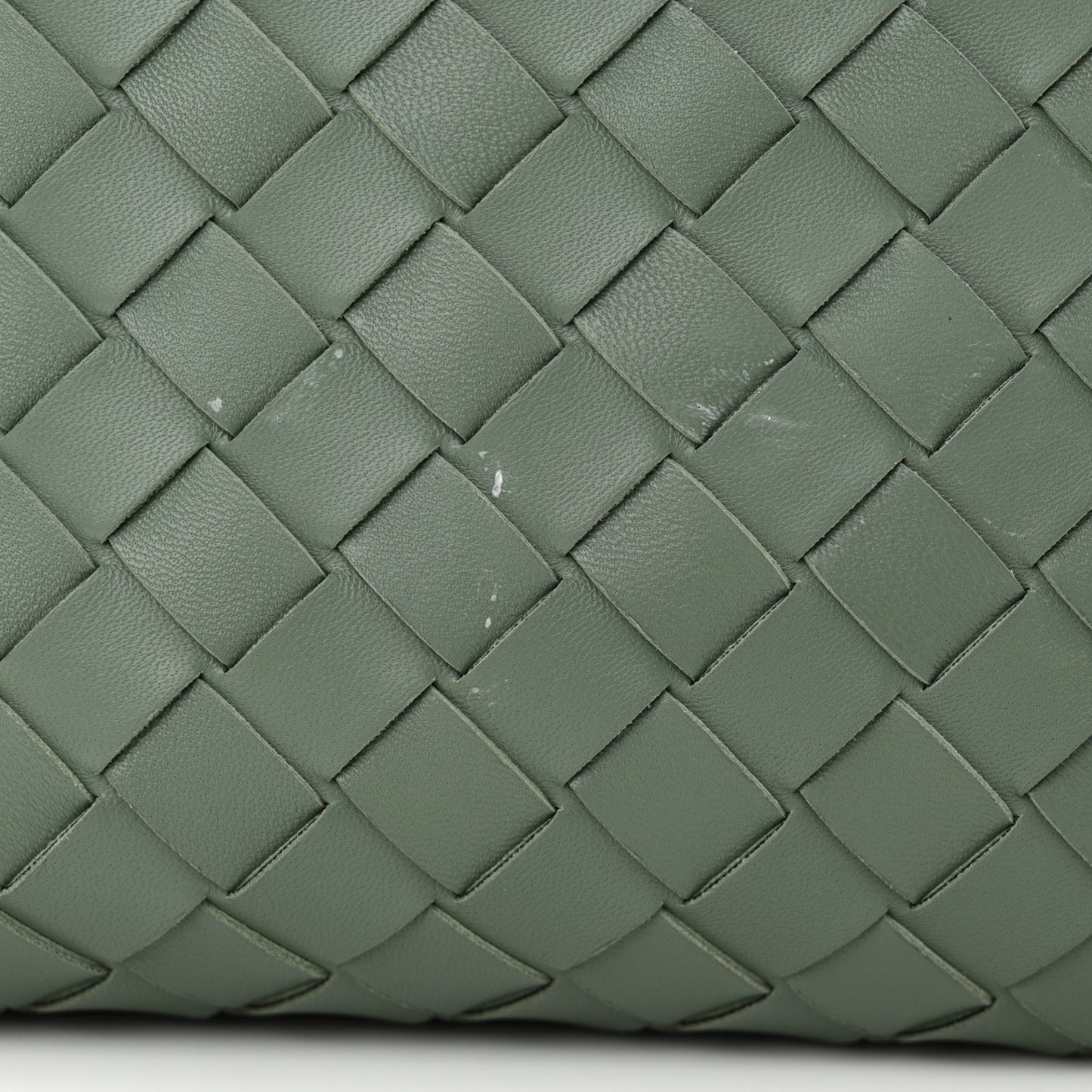 Nappa Intrecciato Medium Andiamo Shoulder Bag Aloe