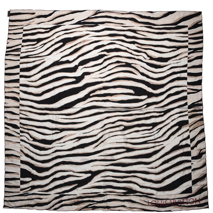 Louis Vuitton Silk Zebra Square Scarf Muticolor 2 of 6