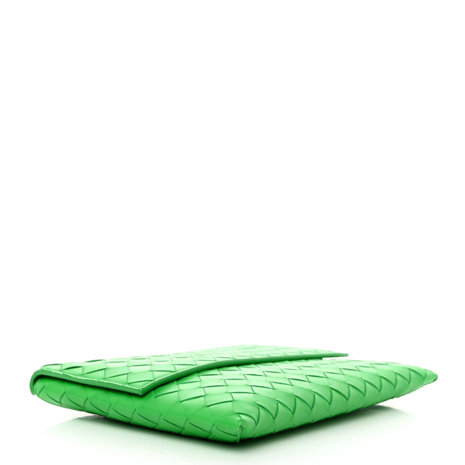 Bottega Veneta Nappa Intrecciato Flap Pouch Parakeet 4 of 8