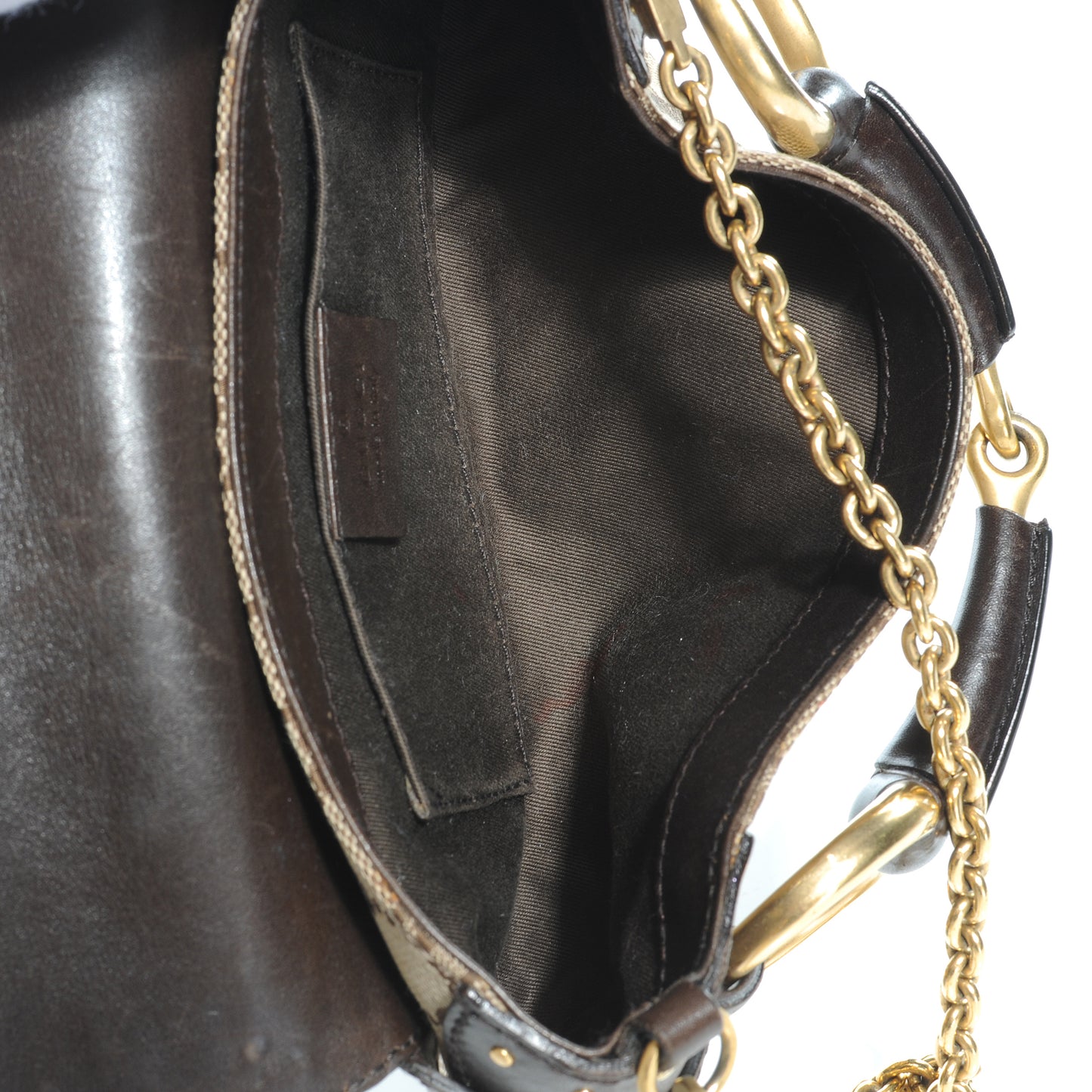 Monogram Horsebit Clutch Ebony