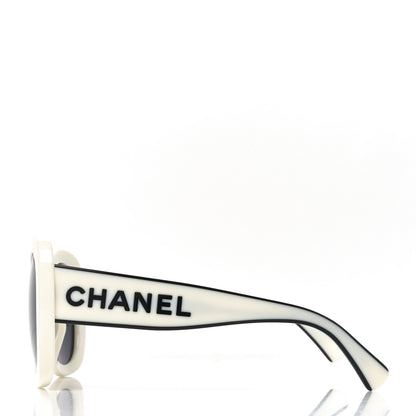 Chanel Acetate Sunglasses 71414A White 3 of 7