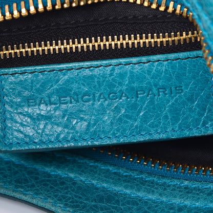 Balenciaga Agneau Giant 21 Gold Hardware City Bleu Paon 6 of 7