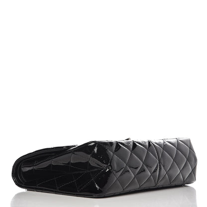 Chanel Distressed Patent Quilted 2.55 Reissue 227 Flap Black 5 of 13