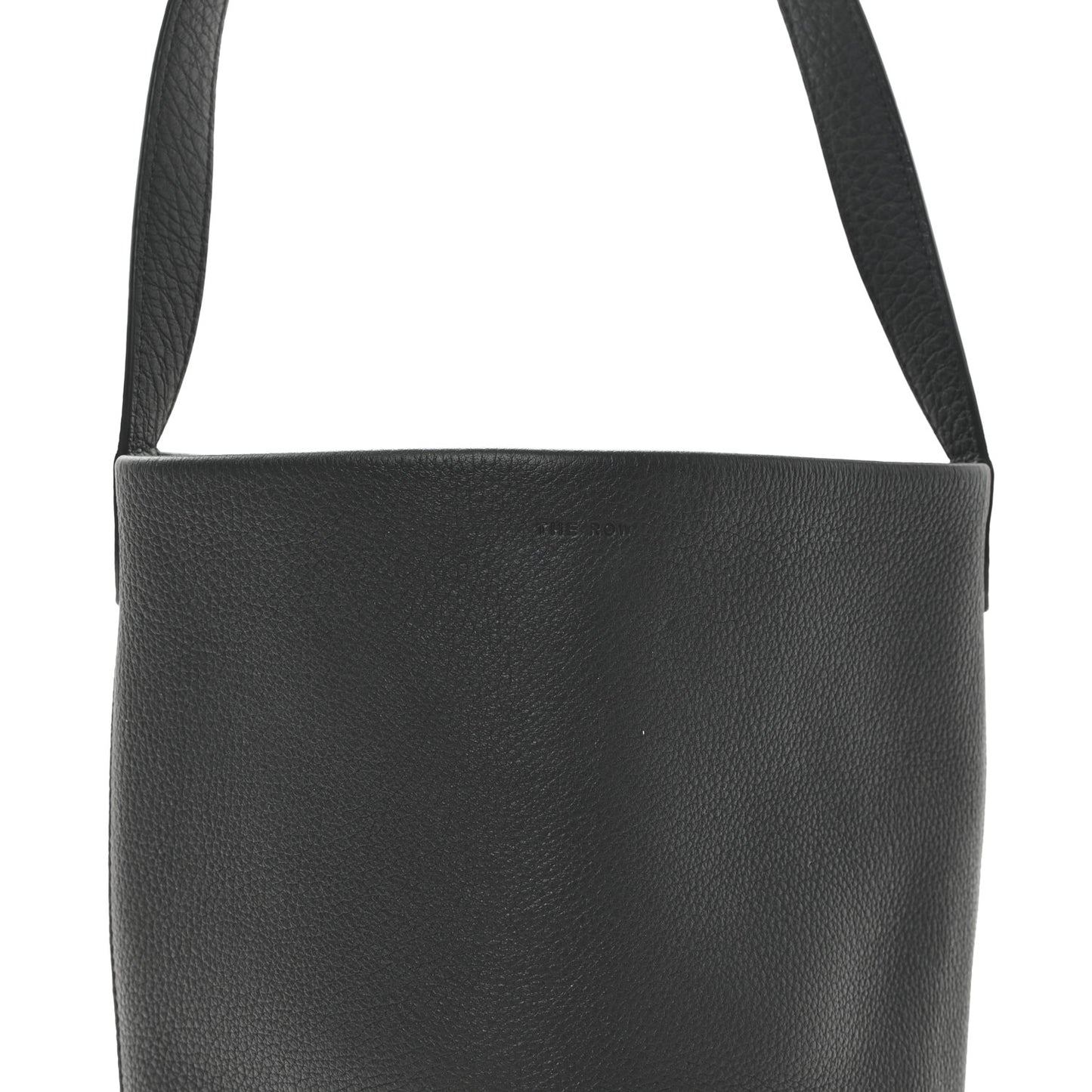 Grained Calfskin Small N/S Park Tote Black