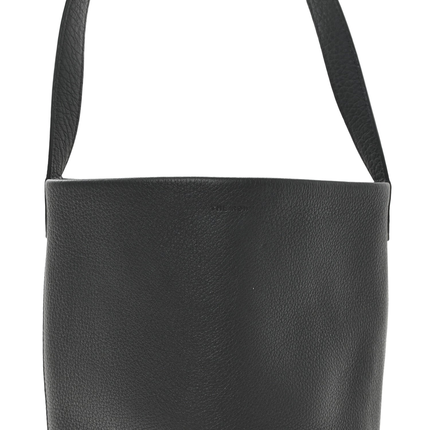 The Row Grained Calfskin Small N/S Park Tote Black 6 of 8