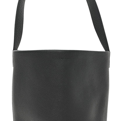 The Row Grained Calfskin Small N/S Park Tote Black 6 of 8