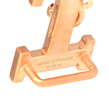 Hermes H Rock Belt Buckle Rose Gold 4 of 4