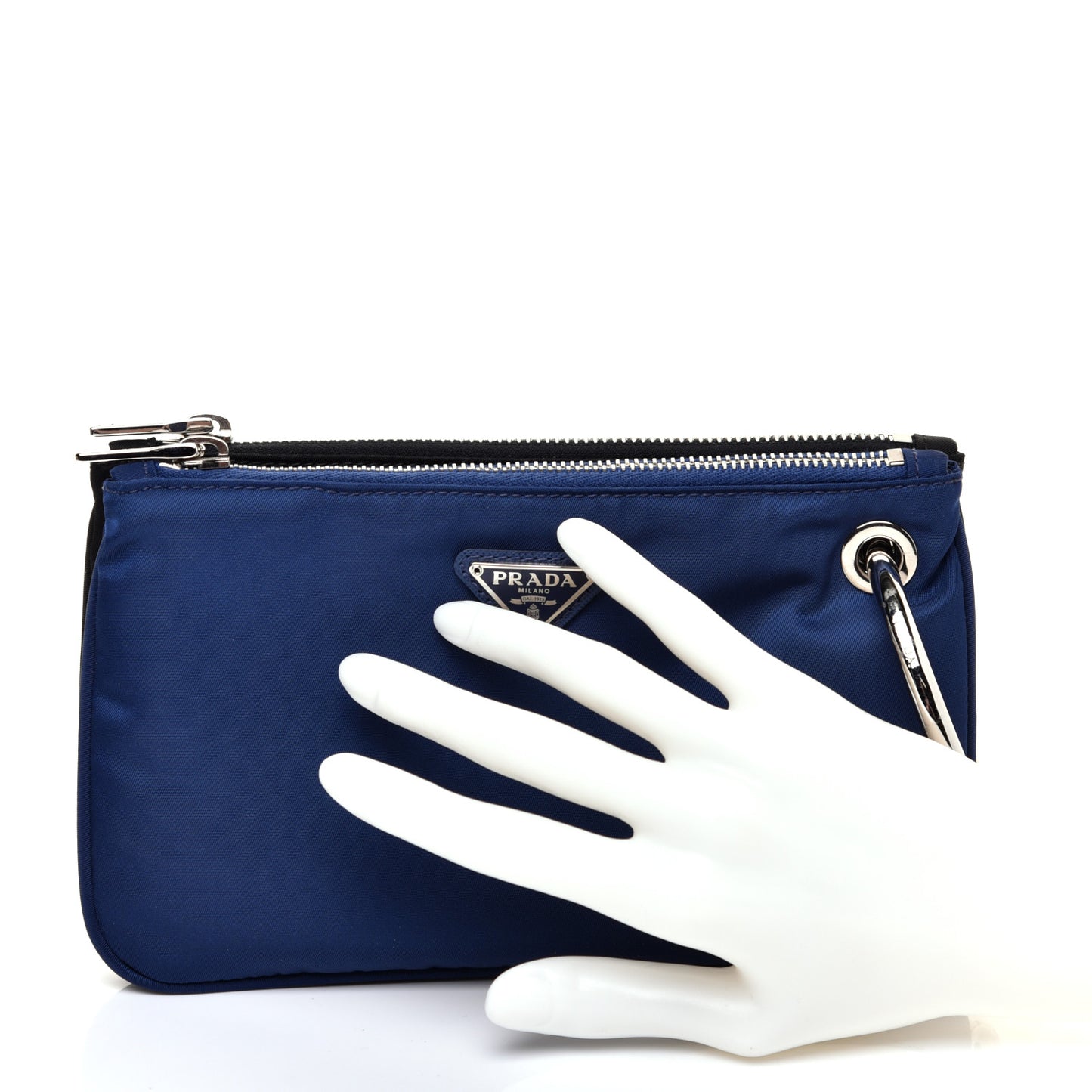 Tessuto Nylon Pouch Set Royal Black