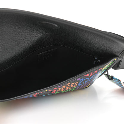 Gucci GG Supreme Monogram Psychedelic Slim Belt Bag Black 1 of 12