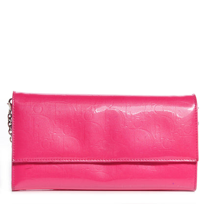 Christian Dior Patent Ultimate Rendez-Vous Convertible Wallet Fuchsia 1 of 8