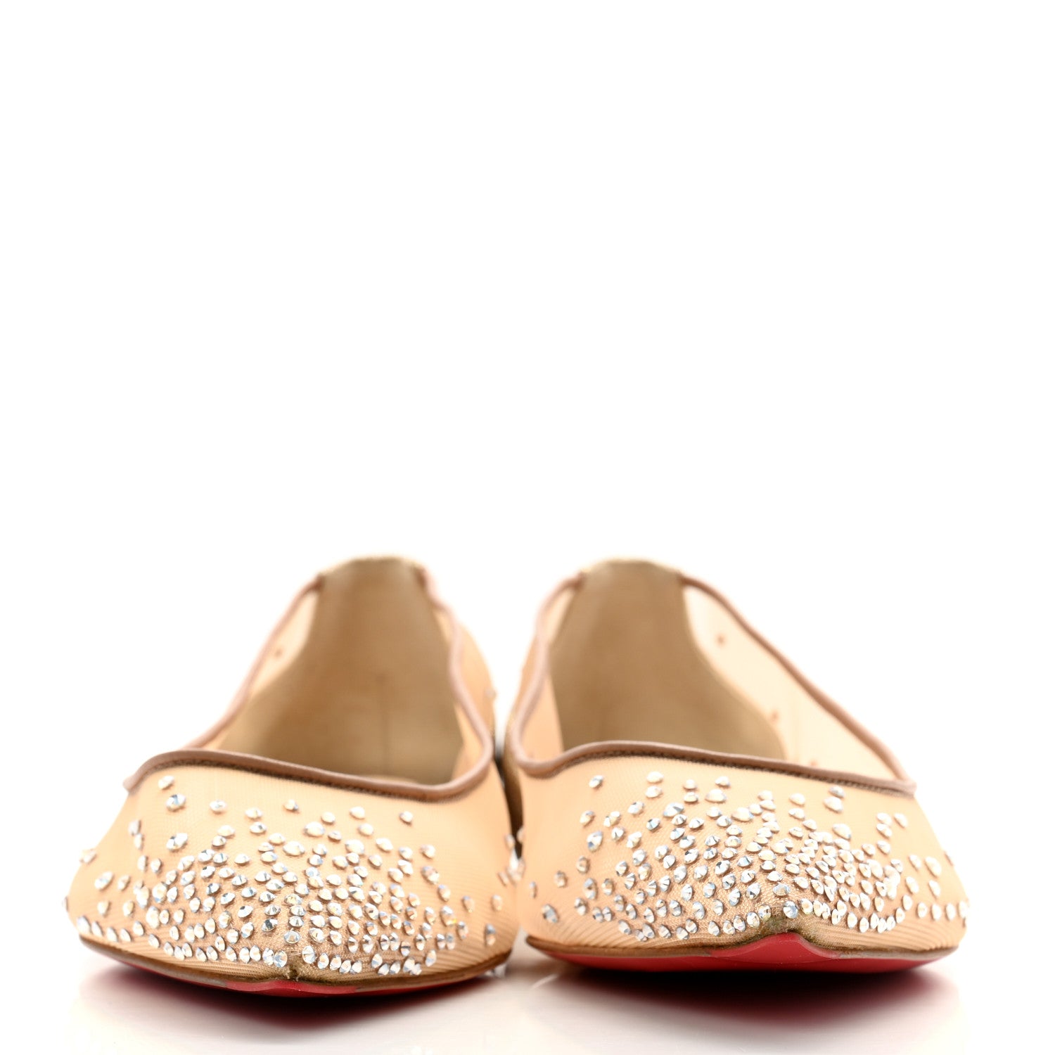 Christian Louboutin Crystal Strass Follies Flats 40 2 of 11