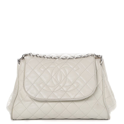 Chanel Caviar Quilted Timeless Accordion Flap White 1 of 17