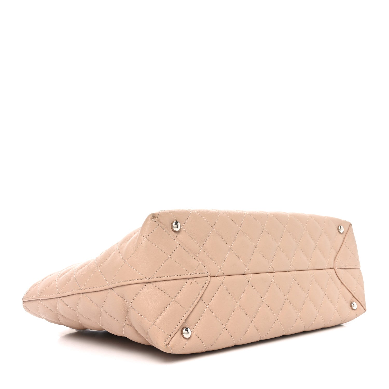 Chanel Calfskin Quilted Large Shopping Tote Light Pink 4 of 10