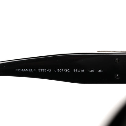 Chanel Acetate CC Turnlock Sunglasses 5235-Q Black Beige 6 of 7