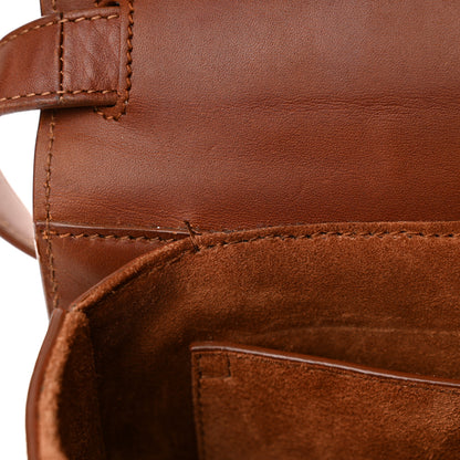 Saint Laurent Linen Calfskin Medium Bellechasse Beige Cognac 11 of 15