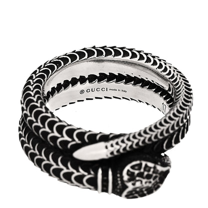 Gucci Sterling Silver Gucci Garden Snake Ring 57 8 4 of 6