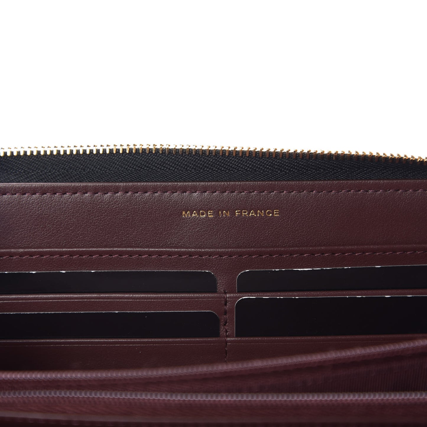 Caviar Quilted Large Gusset Zip Around Wallet Black