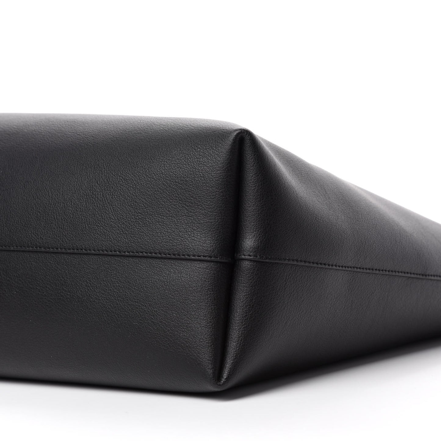 Calfskin Large Shopping Tote Black