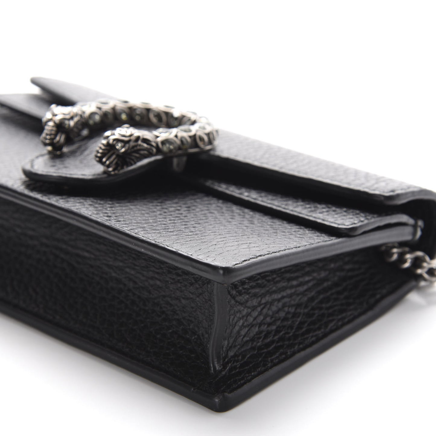 Calfskin Super Mini Dionysus Shoulder Bag Black