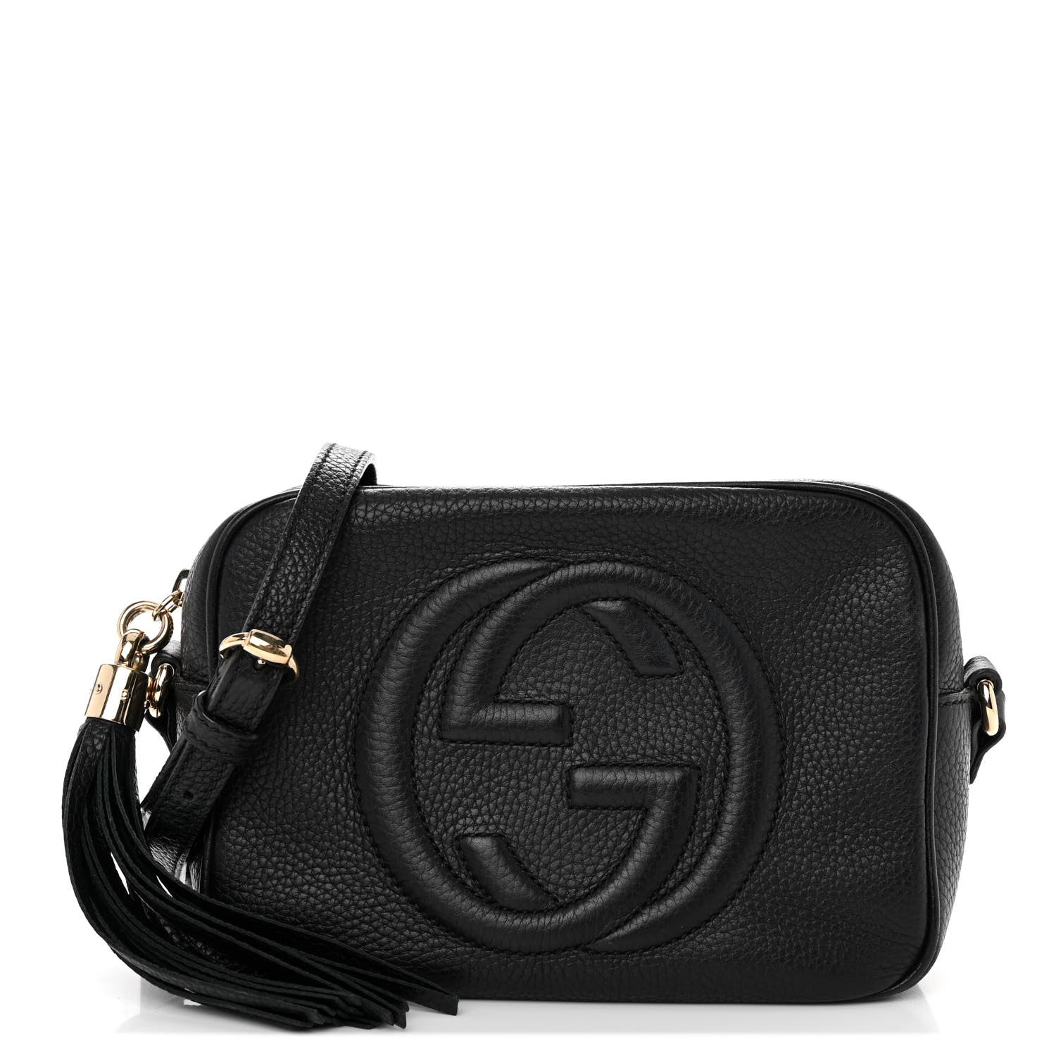 Gucci Pebbled Calfskin Small Soho Disco Bag Black 1 of 13