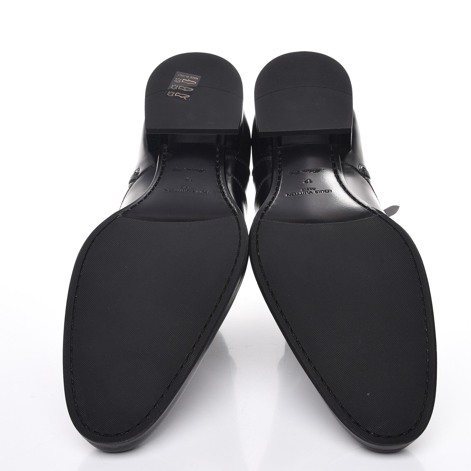 Louis Vuitton Calfskin Chelsea Ankle Boots 12 Black 5 of 9
