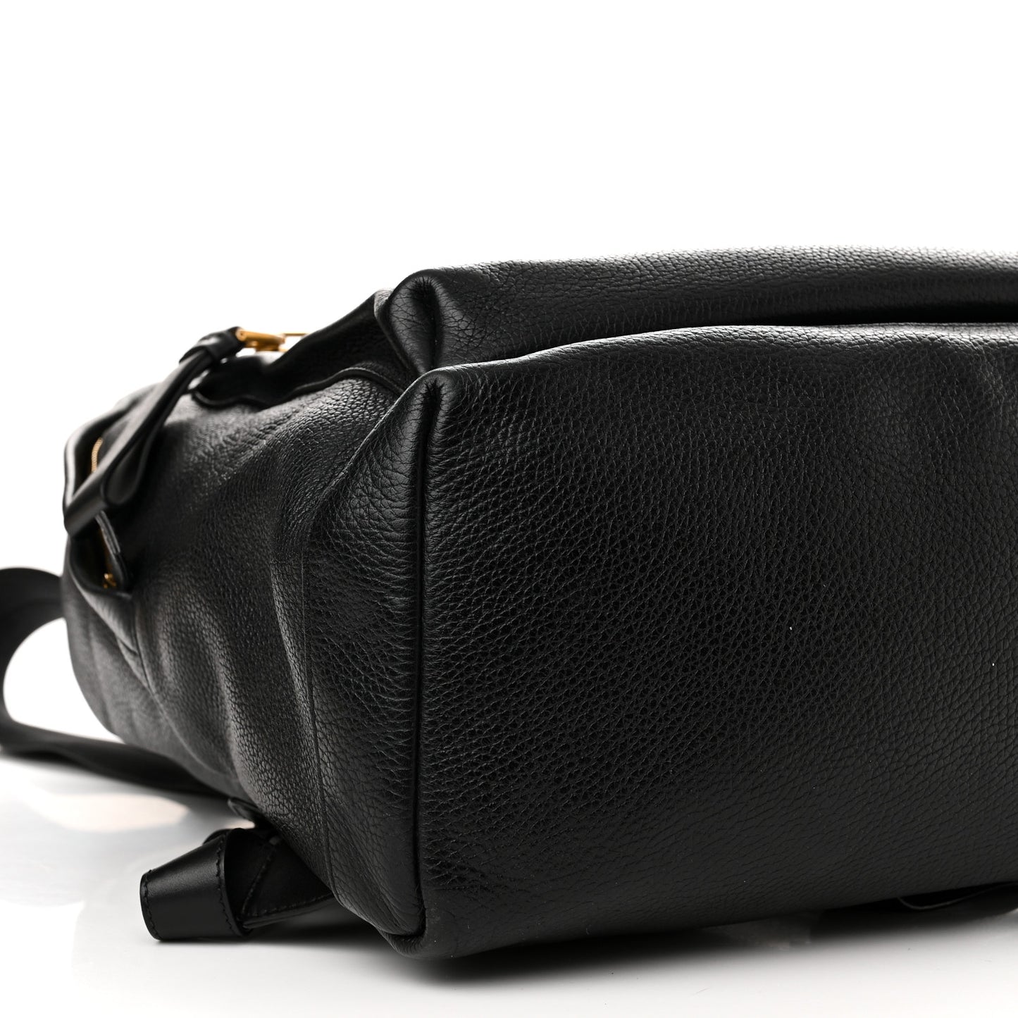 Grained Calfskin Buckley Backpack Black