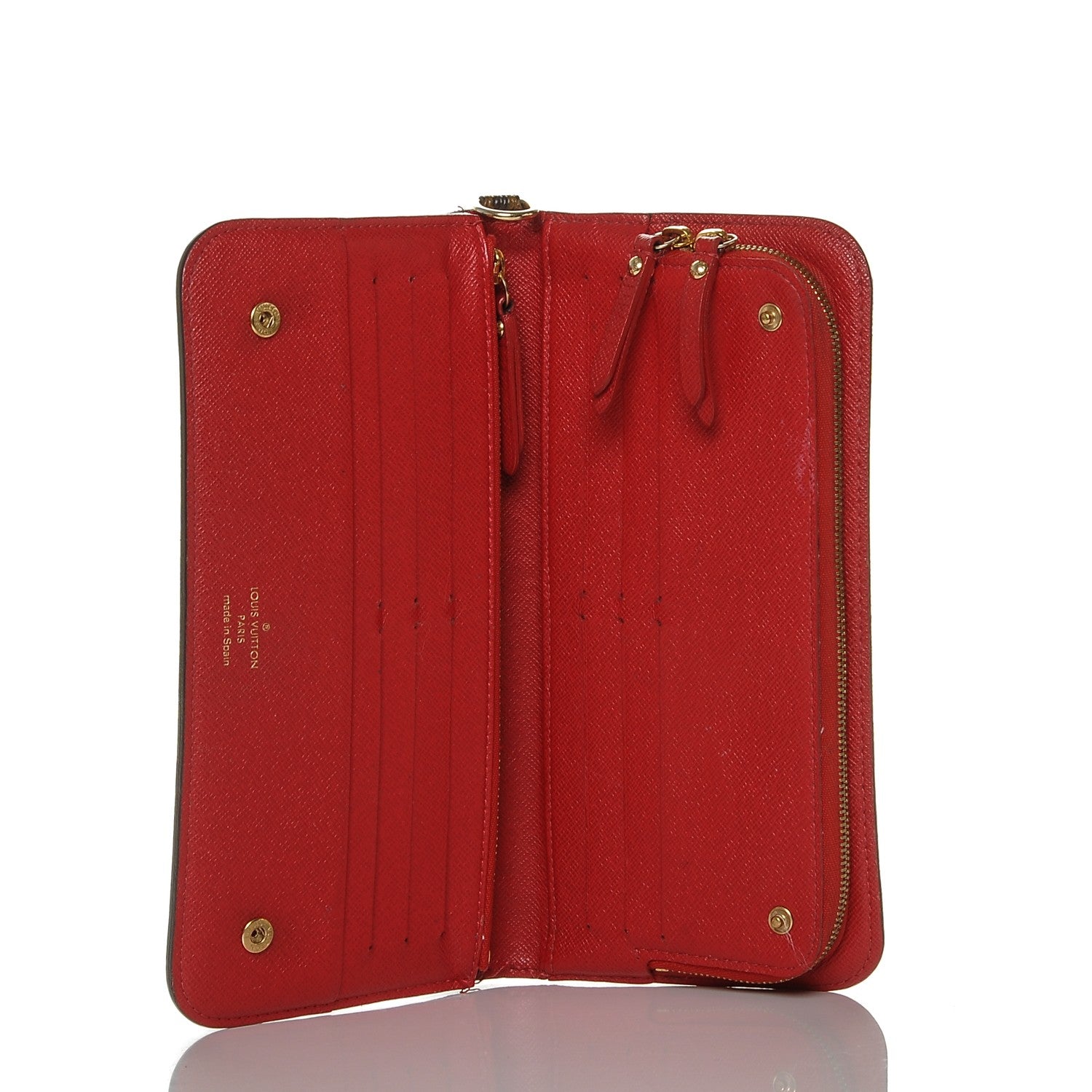Louis Vuitton Monogram Insolite Wallet Red 5 of 10