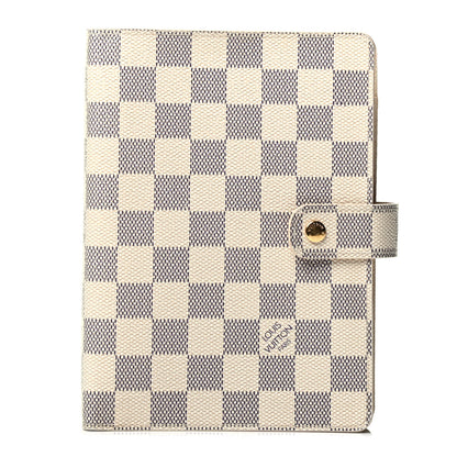 Louis Vuitton Damier Azur Medium Ring Agenda Cover 1 of 7