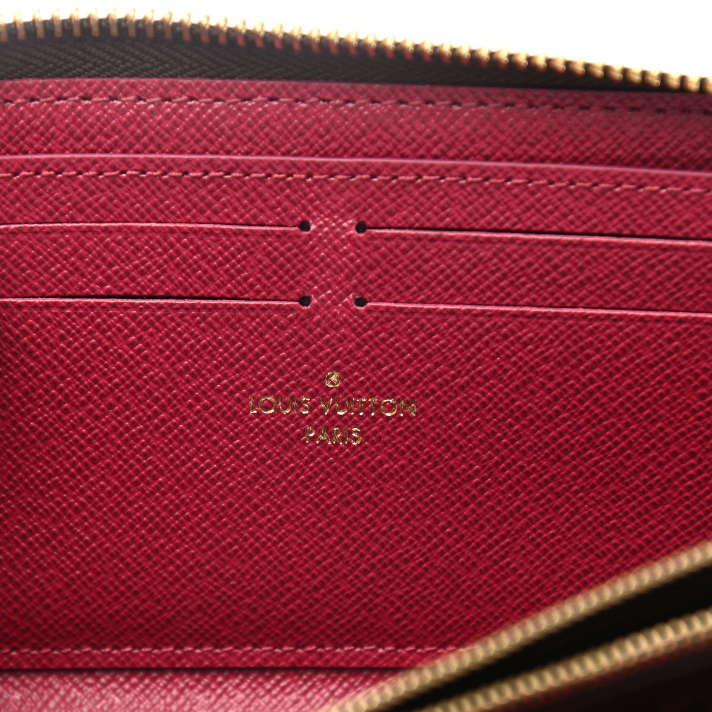 Monogram Clemence Wallet Fuchsia