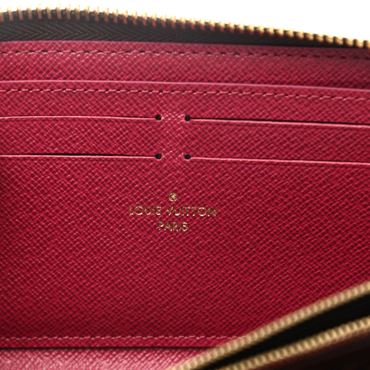 Louis Vuitton Monogram Clemence Wallet Fuchsia 6 of 7