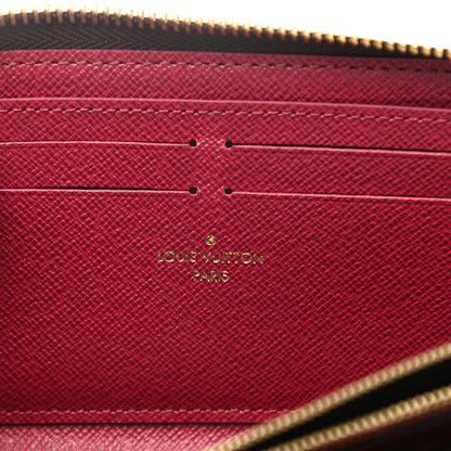 Louis Vuitton Monogram Clemence Wallet Fuchsia 6 of 7