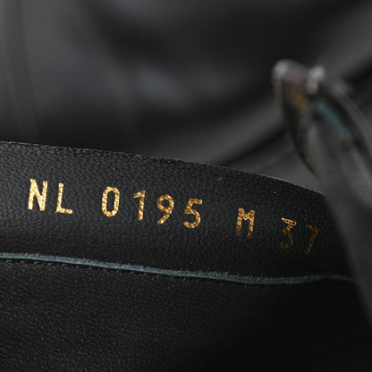 Louis Vuitton Calfskin Valley Flat Ankle Boots 37 Black 8 of 8