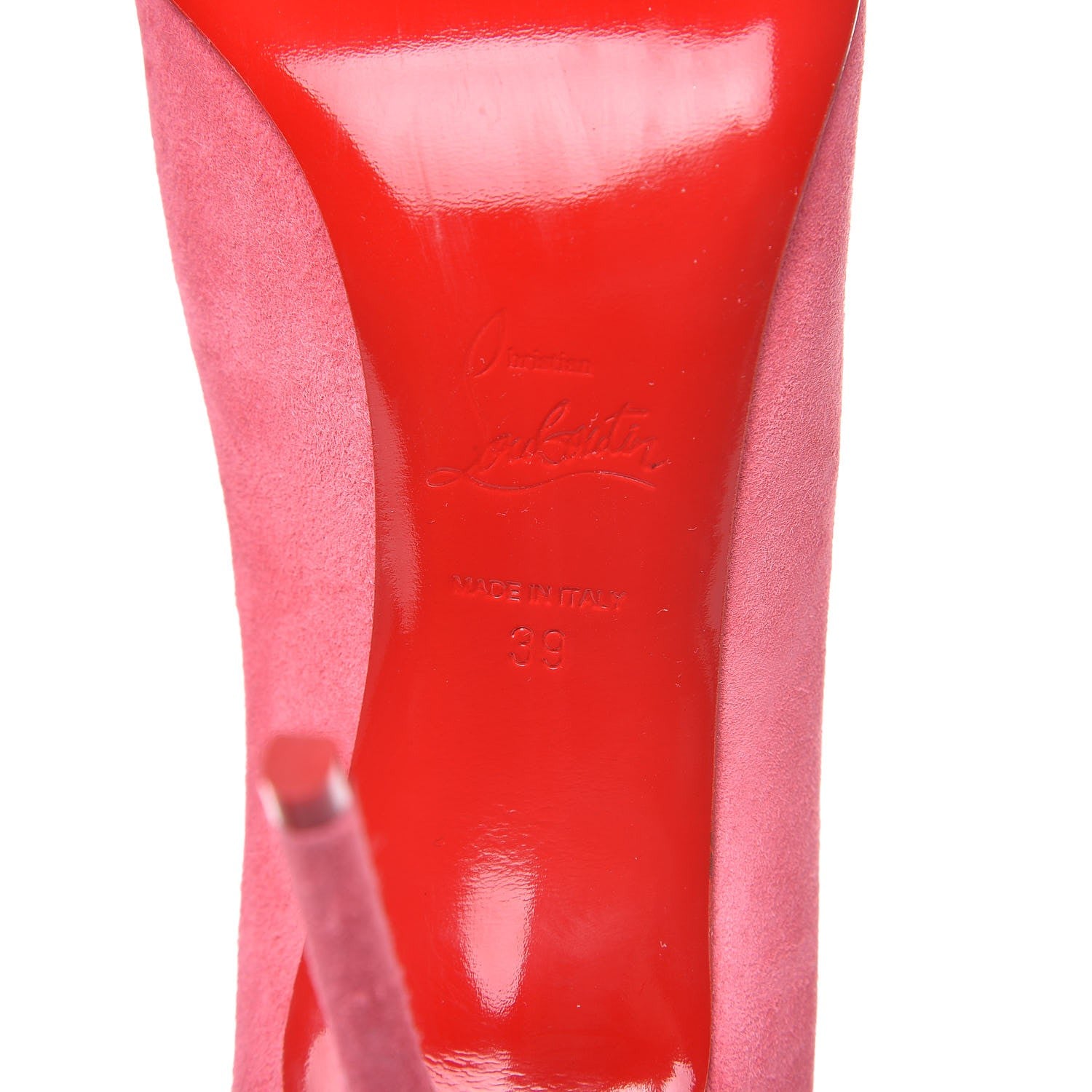 Christian Louboutin Suede Pigalle Follies 100 Pumps 39 Pink 6 of 9