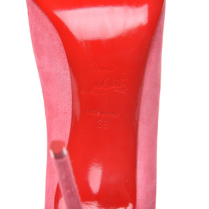 Christian Louboutin Suede Pigalle Follies 100 Pumps 39 Pink 6 of 9
