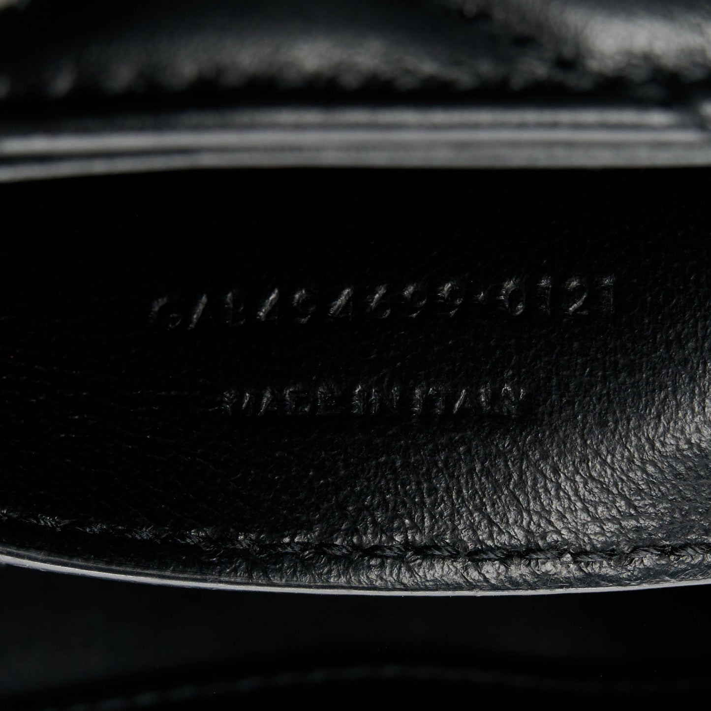 Calfskin Y Quilted Monogram Small Loulou Chain Satchel Black