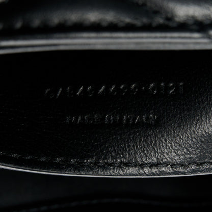 Saint Laurent Calfskin Y Quilted Monogram Small Loulou Chain Satchel Black 8 of 13