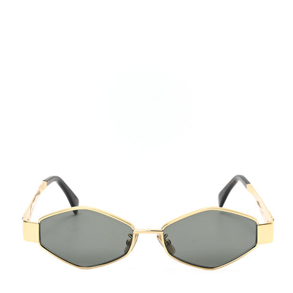 Celine Metal Triomphe 02 Sunglasses CL40254U Gold Green 2 of 6