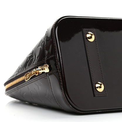 Louis Vuitton Vernis Alma PM Amarante 9 of 11
