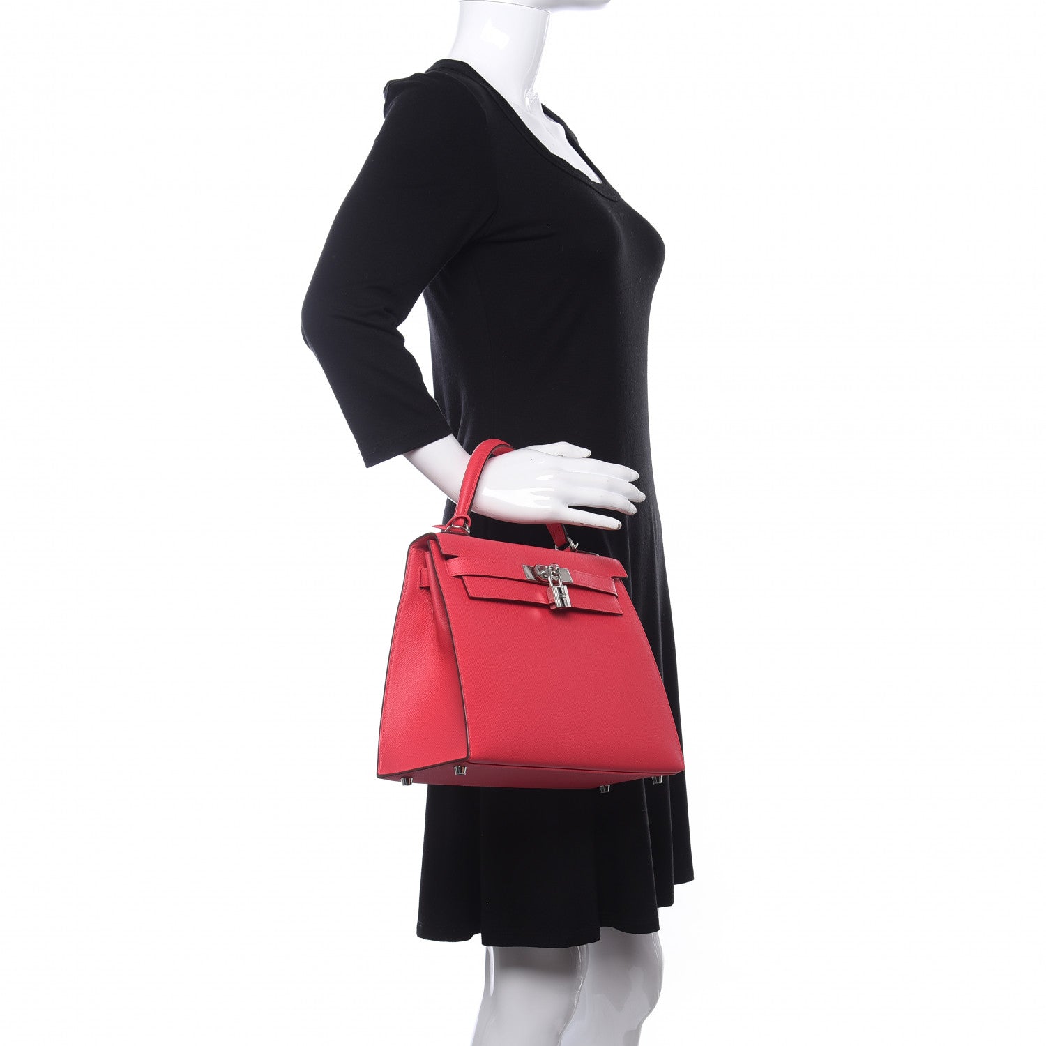Hermes Epsom Kelly Sellier 28 Rose Extreme 3 of 11