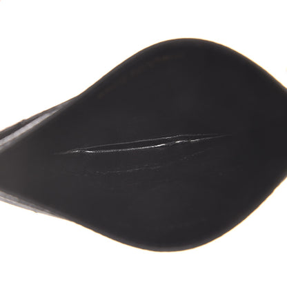 Saint Laurent Grain De Poudre Matelasse Chevron Monogram Credit Card Case Black 5 of 8