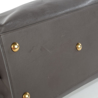 Saint Laurent Calfskin Medium Classic Y Cabas Earth 9 of 9