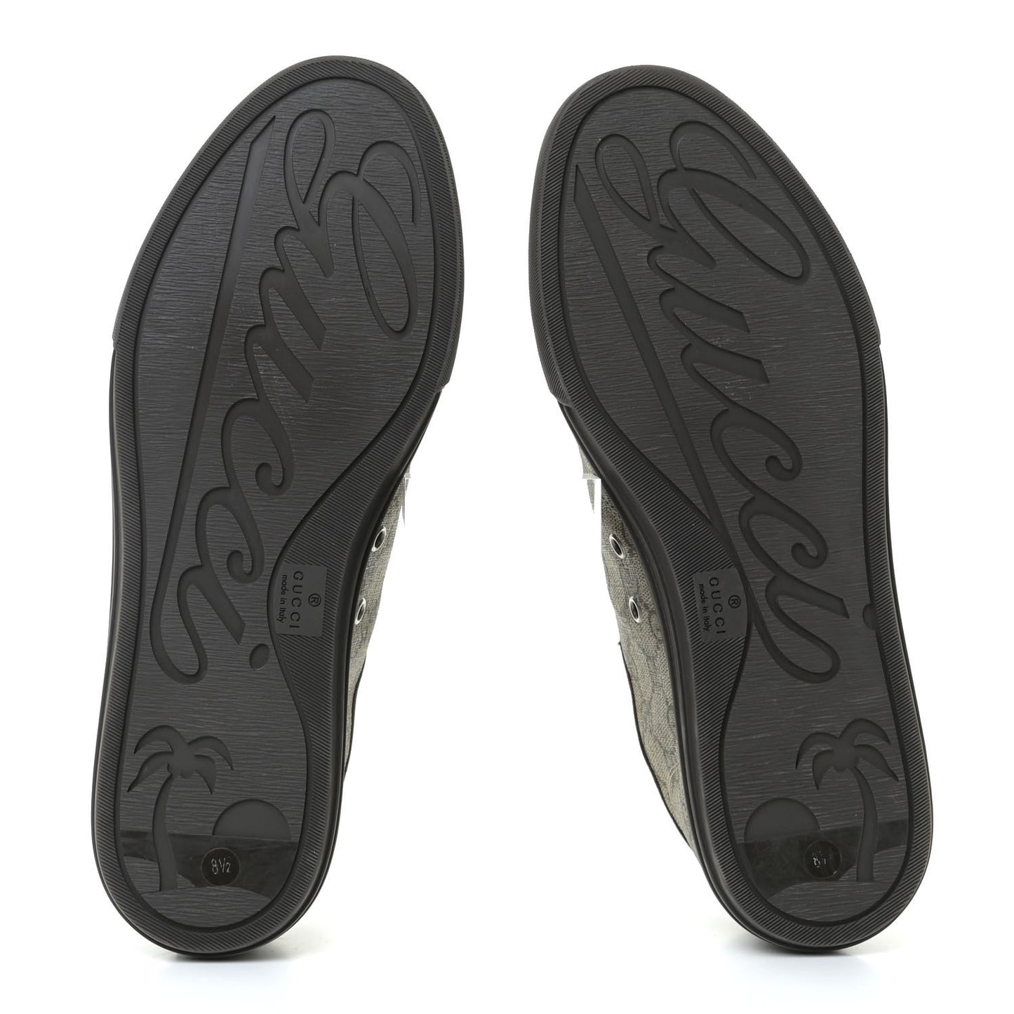 GG Supreme Monogram Mens Sneakers 8.5 Brown