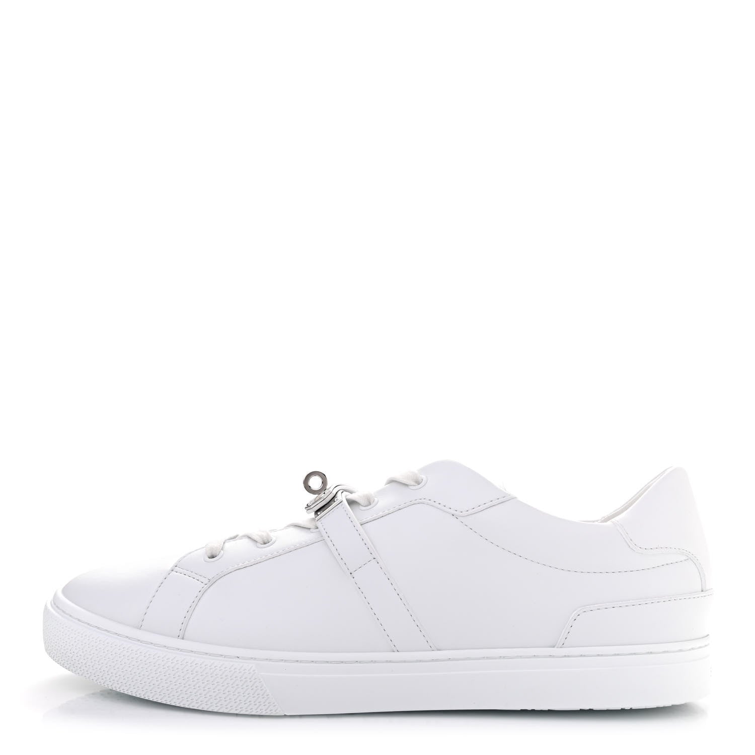 Hermes Calfskin Mens Day Sneakers 46 White 1 of 8