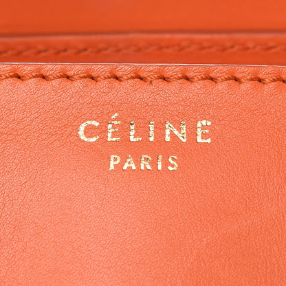 Celine Smooth Calfskin Mini Luggage Bright Orange 8 of 9